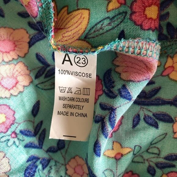 Teal Wrap Maxi Dress  - Picture 14 of 14